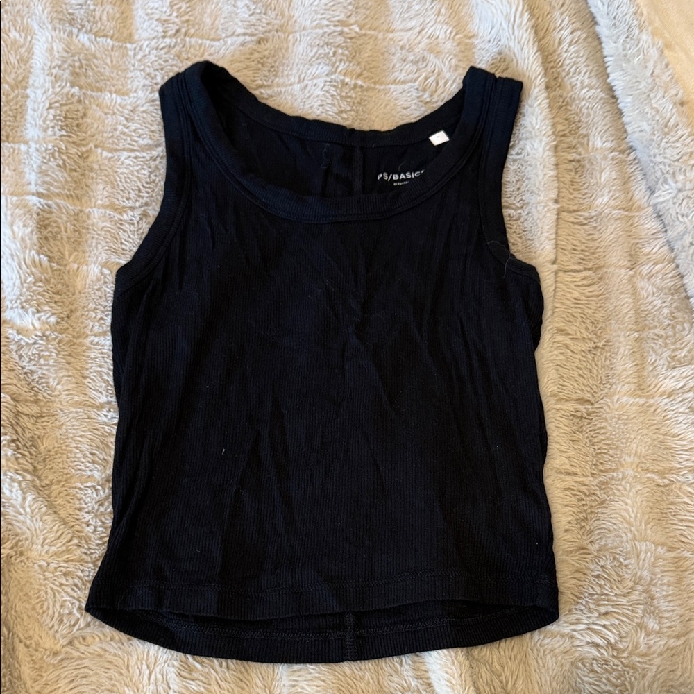 PacSun Women's Black Tank Top